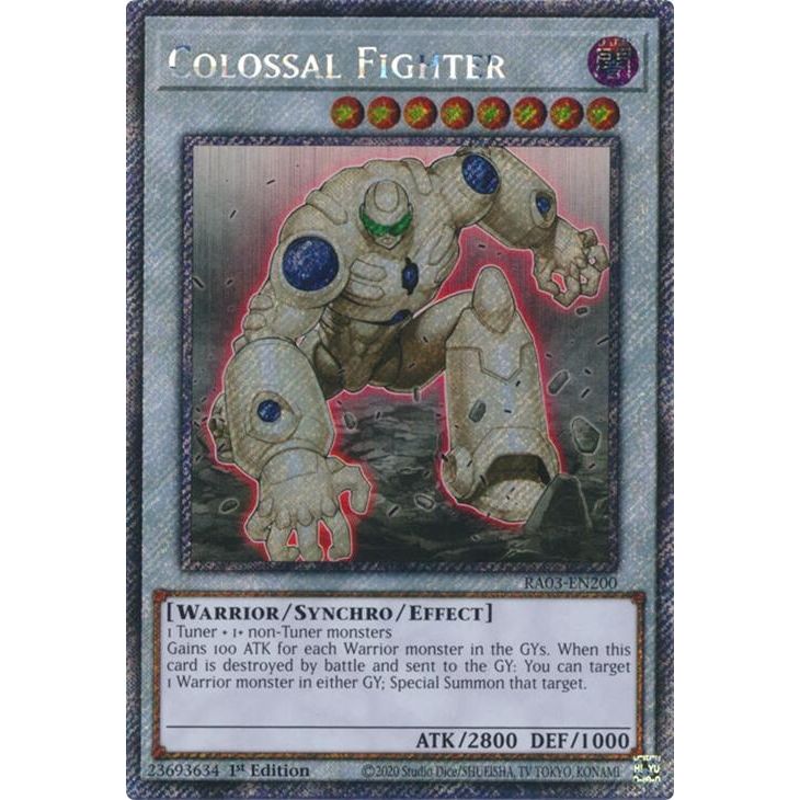 Image for Colossal Fighter (Platinum Secret Rare) (RA03-EN200) - YuGiOh