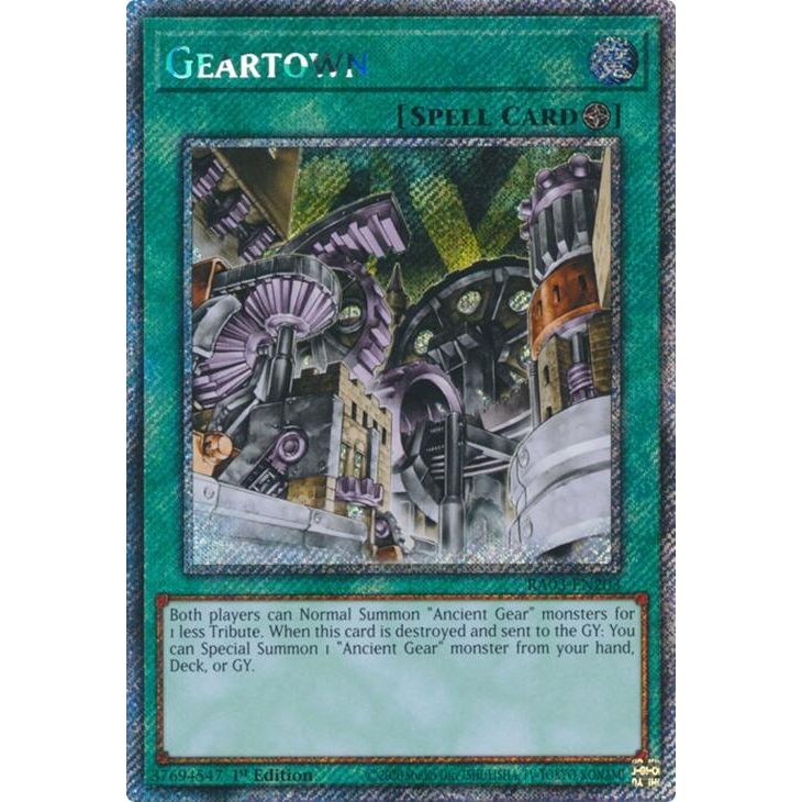 Image for Geartown (Platinum Secret Rare) (RA03-EN203) - YuGiOh