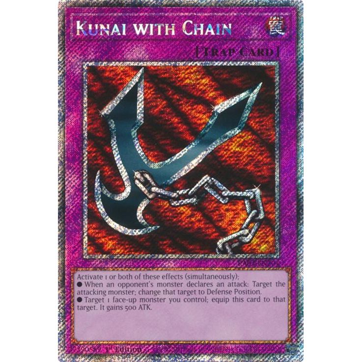 Image for Kunai with Chain (Platinum Secret Rare) (RA03-EN204) - YuGiOh