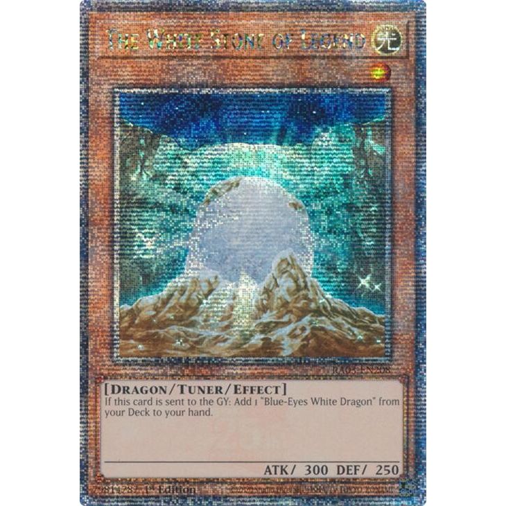 Image for The White Stone of Legend (Quarter Century Secret Rare) (RA03-EN208) - YuGiOh