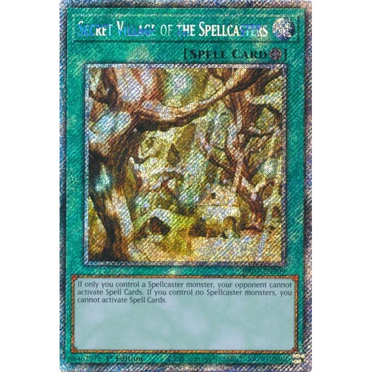 Image for Secret Village of the Spellcasters (Platinum Secret Rare) (RA03-EN209) - YuGiOh