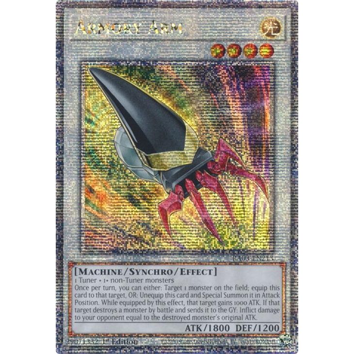 Image for Armory Arm (Quarter Century Secret Rare) (RA03-EN213) - YuGiOh