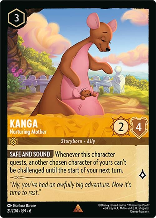 Image for Kanga - Nurturing Mother (21/204) (6) - Disney Lorcana