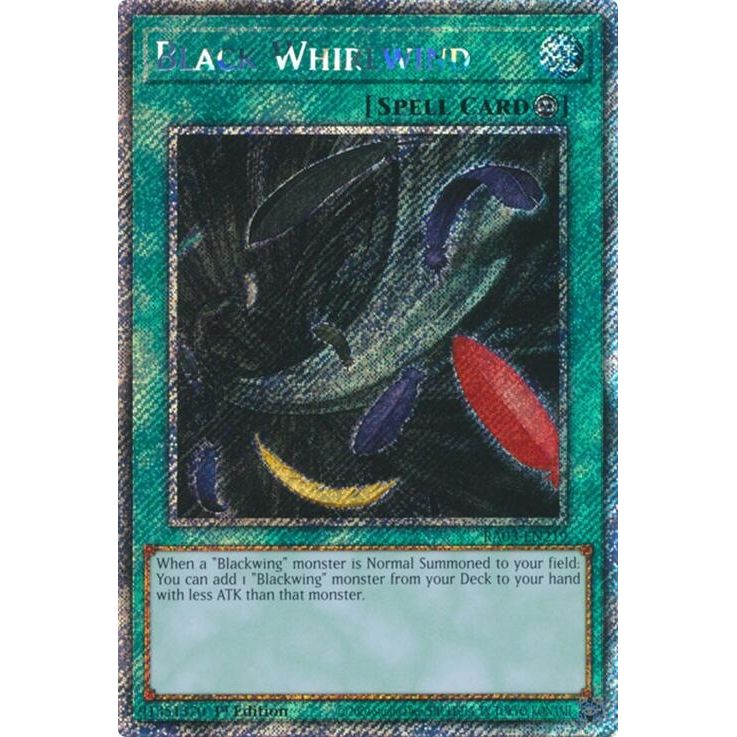 Image for Black Whirlwind (Platinum Secret Rare) (RA03-EN219) - YuGiOh