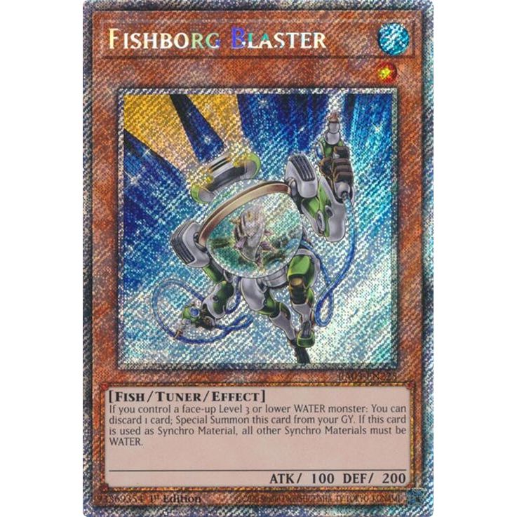 Image for Fishborg Blaster (Platinum Secret Rare) (RA03-EN225) - YuGiOh