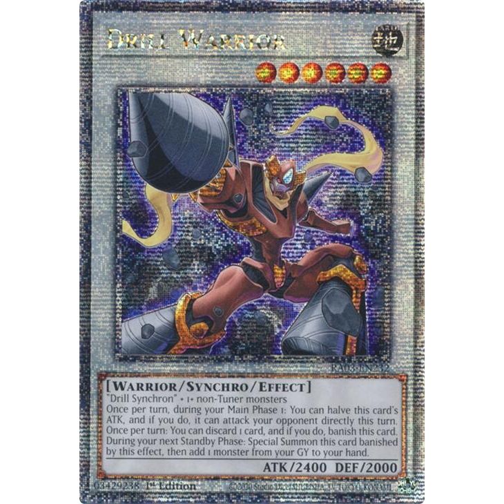 Image for Drill Warrior (Quarter Century Secret Rare) (RA03-EN232) - YuGiOh