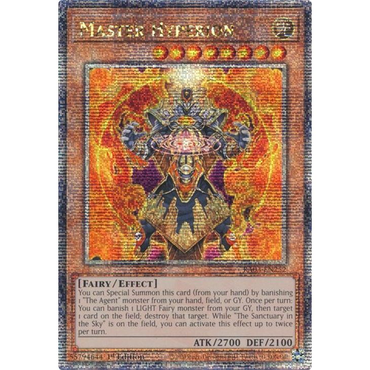 Image for Master Hyperion (Quarter Century Secret Rare) (RA03-EN252) - YuGiOh