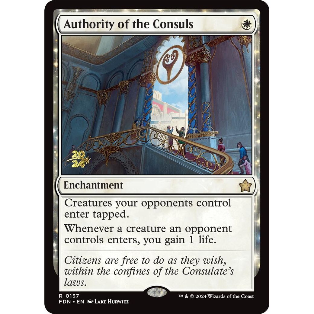 Image for Authority of the Consuls (FDN) (137) (PRE) - Magic: The Gathering