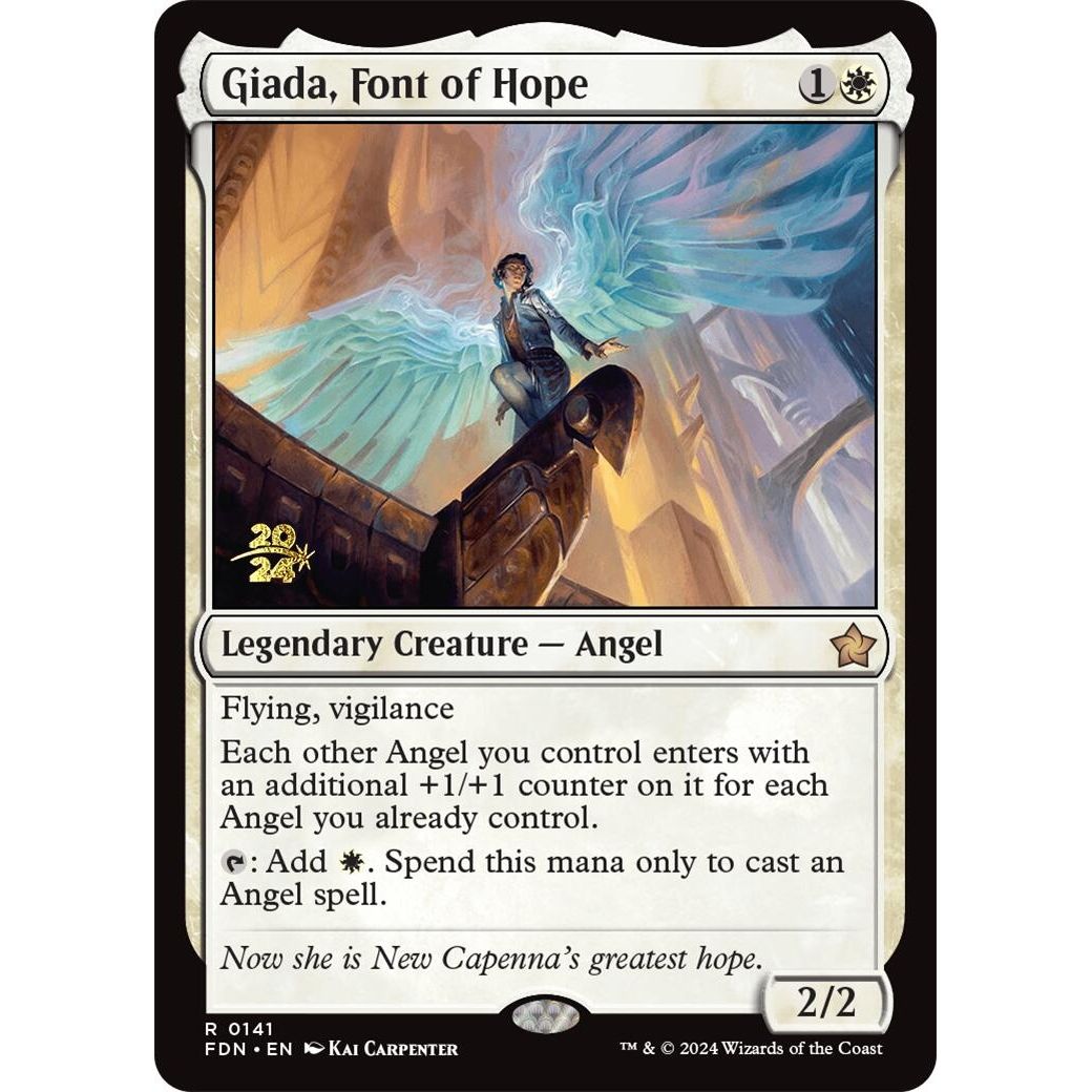 Image for Giada, Font of Hope (FDN) (141) (PRE) - Magic: The Gathering