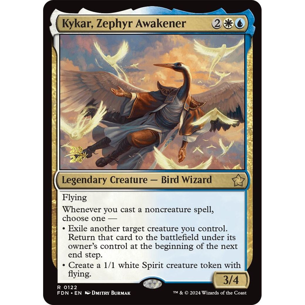 Image for Kykar, Zephyr Awakener (122) (PRE) - Magic: The Gathering