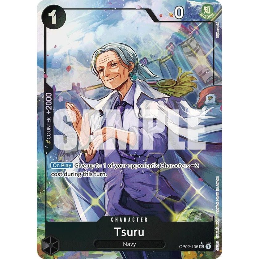 Image for Tsuru (Full Art) (OP02-106) (PRB-01) - One Piece Card Game