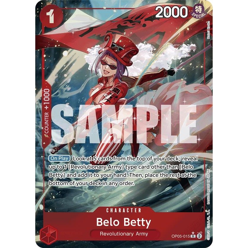 Image for Belo Betty (Full Art) (OP05-015) (PRB-01) - One Piece Card Game