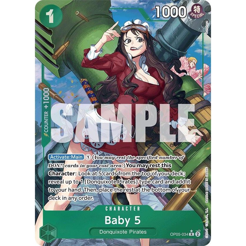 Image for Baby 5 (OP05-034) (Alternate Art) (OP05-034) (PRB-01) - One Piece Card Game