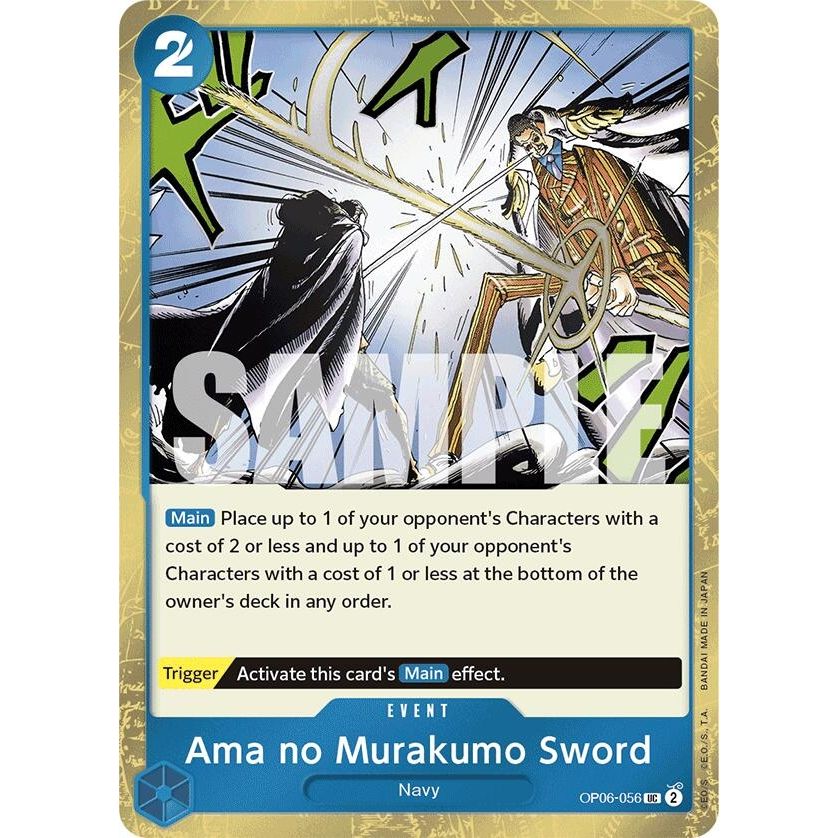 Image for Ama no Murakumo Sword (Jolly Roger Foil) (OP06-056) (PRB-01) - One Piece Card Game