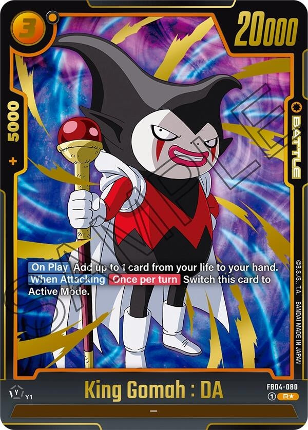 Image for King Gomah : DA (Alternate Art) (FB04-080) (FB04) - Dragon Ball Super: Fusion World