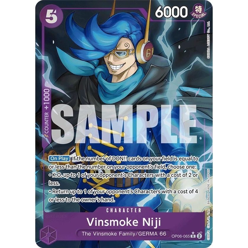 Image for Vinsmoke Niji (OP06-065) (Alternate Art) (OP06-065) (PRB-01) - One Piece Card Game