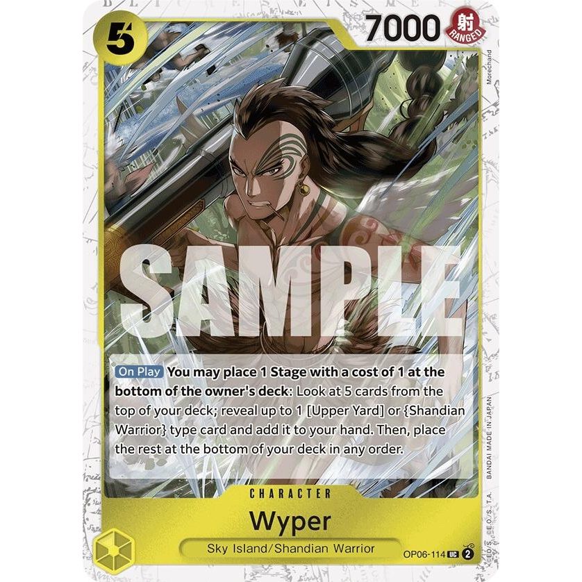 Image for Wyper (Jolly Roger Foil) (OP06-114) (PRB-01) - One Piece Card Game