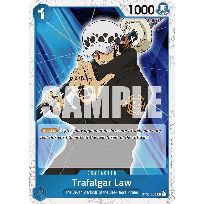 Image for Trafalgar Law (ST03-008) (Jolly Roger Foil) (ST03-008) (PRB-01) - One Piece Card Game