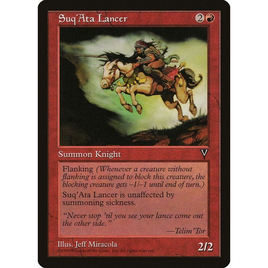 Image for Suq'Ata Lancer (VIS) - Magic: The Gathering