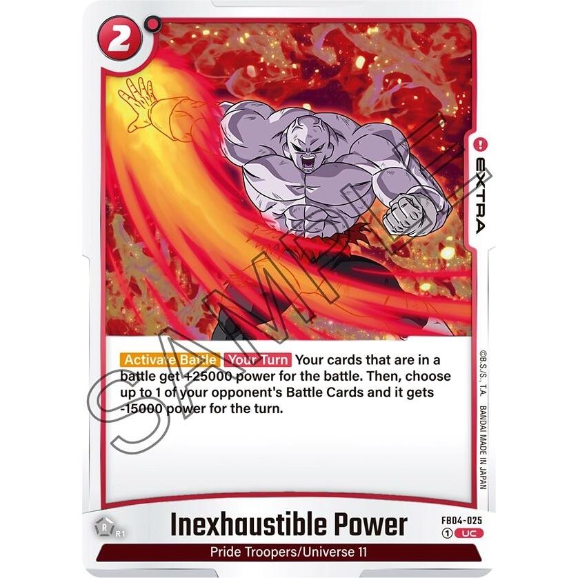 Image for Inexhaustible Power (FB04-025) (FB04) - Dragon Ball Super: Fusion World