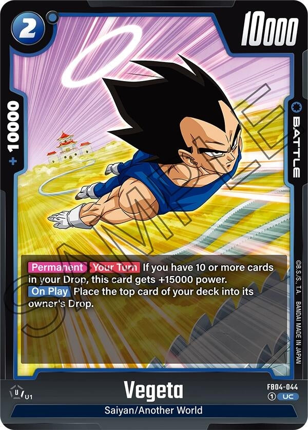 Image for Vegeta - FB04-044 (FB04-044) (FB04) - Dragon Ball Super: Fusion World