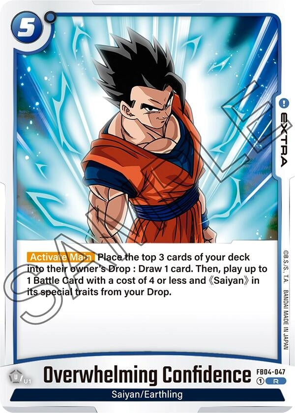Image for Overwhelming Confidence (FB04-047) (FB04) - Dragon Ball Super: Fusion World