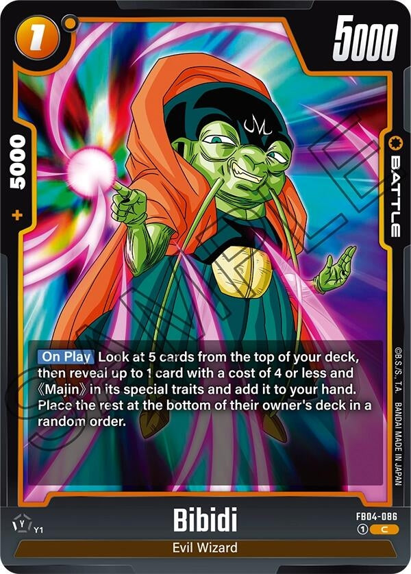 Image for Bibidi (FB04-086) (FB04) - Dragon Ball Super: Fusion World
