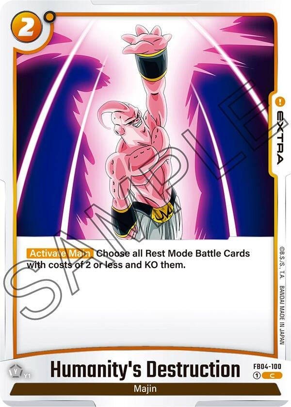 Image for Humanity's Destruction (FB04-100) (FB04) - Dragon Ball Super: Fusion World