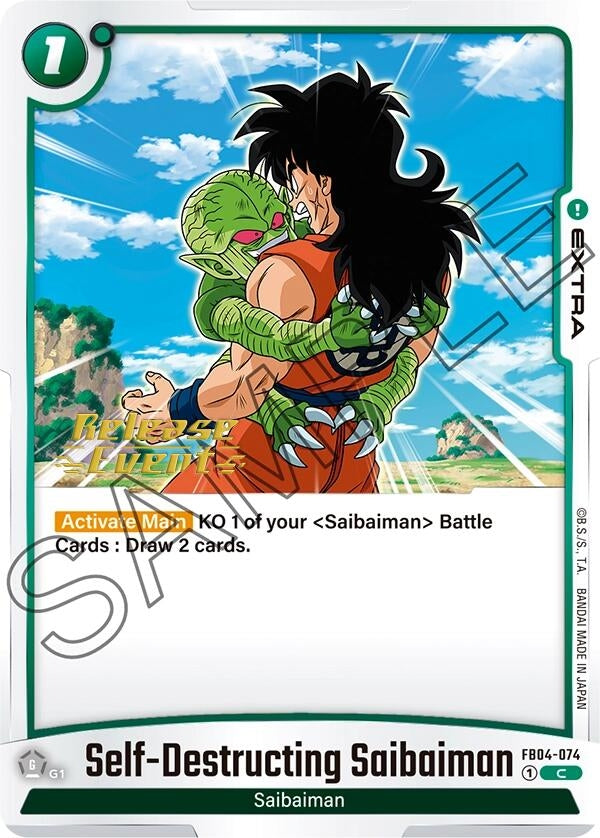 Image for Self-Destructing Saibaiman (FB04-074) (FB04_PR) - Dragon Ball Super: Fusion World
