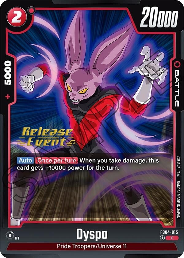 Image for Dyspo (FB04-015) (FB04_PR) - Dragon Ball Super: Fusion World