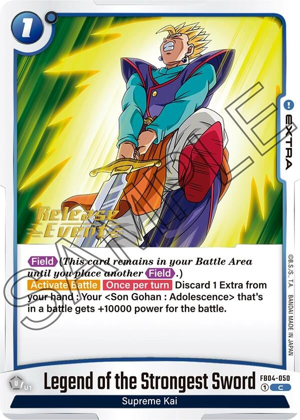 Image for Legend of the Strongest Sword (FB04-050) (FB04_PR) - Dragon Ball Super: Fusion World