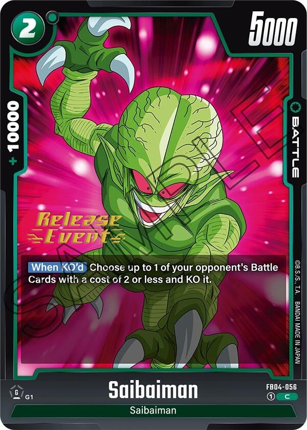 Image for Saibaman (FB04-056) (FB04_PR) - Dragon Ball Super: Fusion World