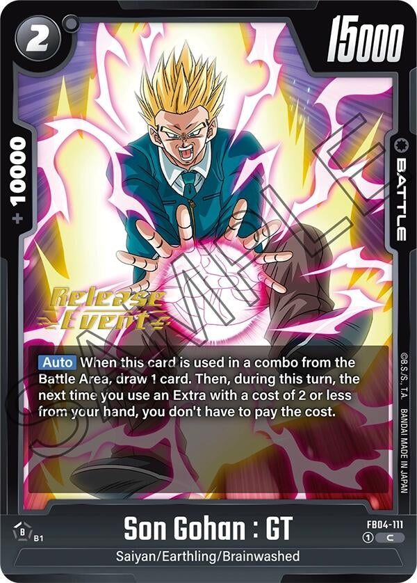 Image for Son Gohan : GT (FB04-111) (FB04_PR) - Dragon Ball Super: Fusion World