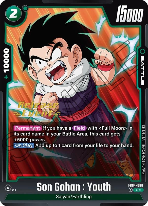 Image for Son Gohan : Youth (FB04-060) (FB04_PR) - Dragon Ball Super: Fusion World