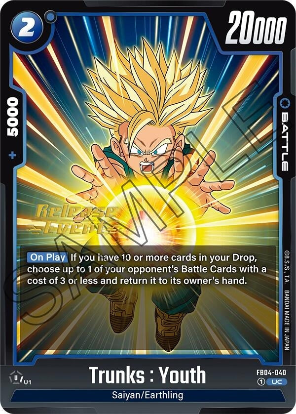 Image for Trunks : Youth (FB04-040) (FB04_PR) - Dragon Ball Super: Fusion World