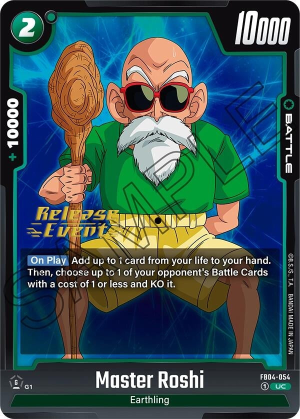 Image for Master Roshi (FB04-054) (FB04_PR) - Dragon Ball Super: Fusion World