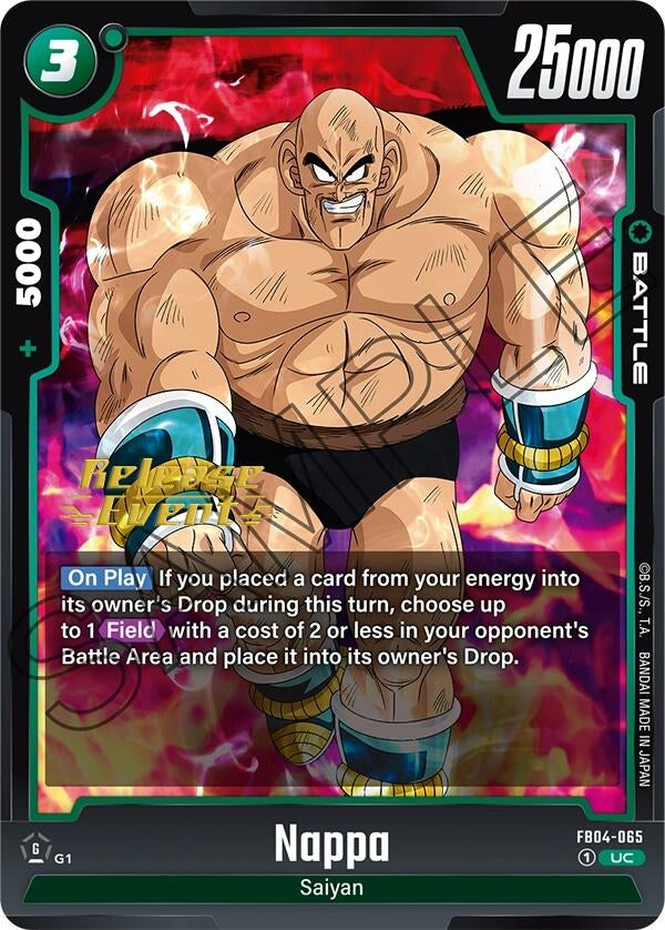 Image for Nappa - FB04-065 (FB04-065) (FB04_PR) - Dragon Ball Super: Fusion World