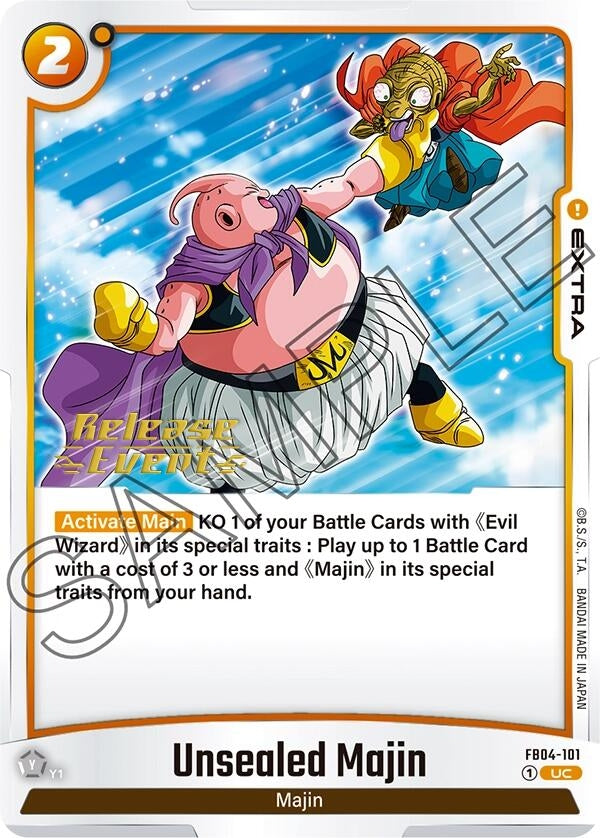 Image for Unsealed Majin (FB04-101) (FB04_PR) - Dragon Ball Super: Fusion World