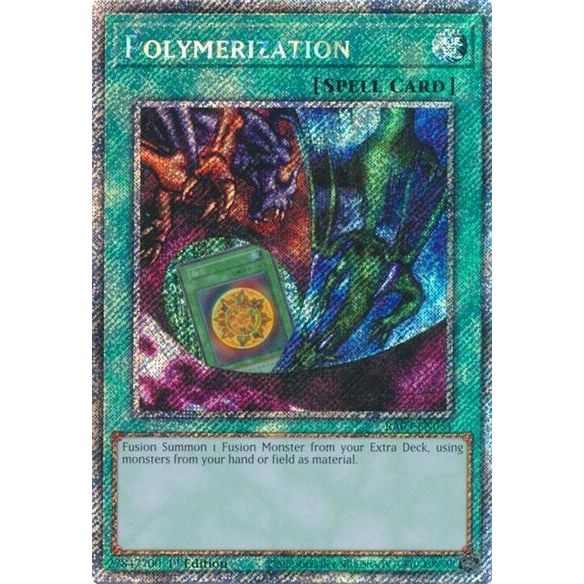 Image for Polymerization (A) (Alternate Art) (Platinum Secret Rare) (RA03-EN051) - YuGiOh