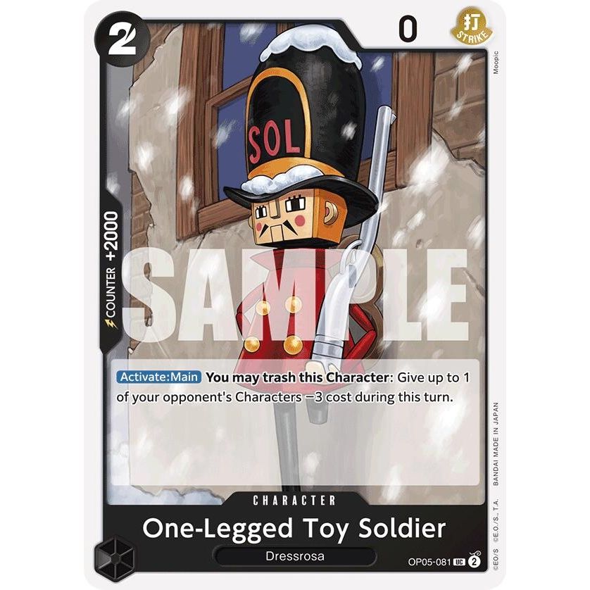 Image for One-Legged Toy Soldier (Reprint) (OP05-081) (PRB-01) - One Piece Card Game