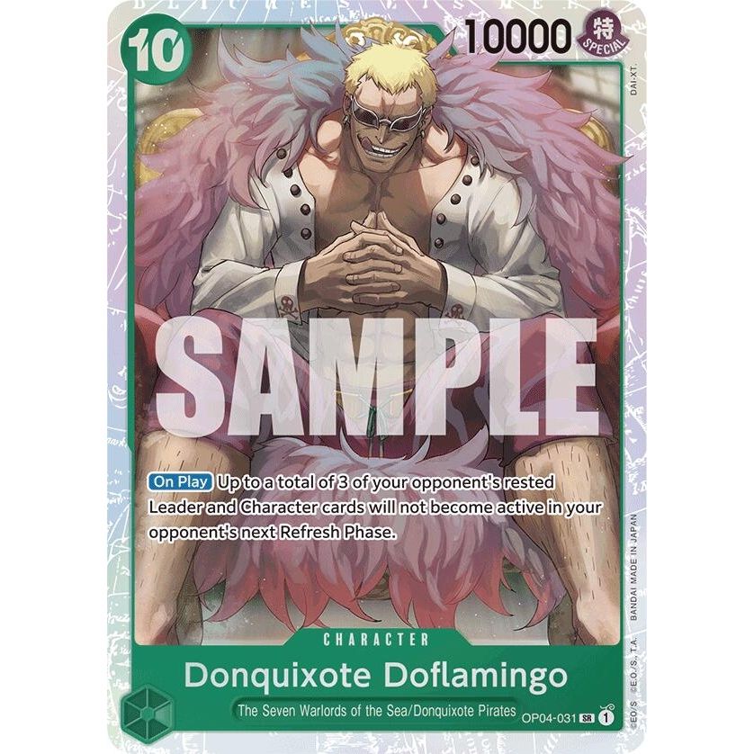 Image for Donquixote Doflamingo (Reprint) (OP04-031) (PRB-01) - One Piece Card Game