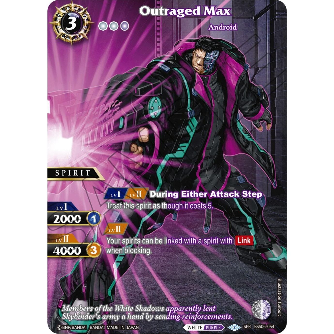 Image for Outraged Max (SPR) (BSS06-054) (BSS06) - Battle Spirits Saga
