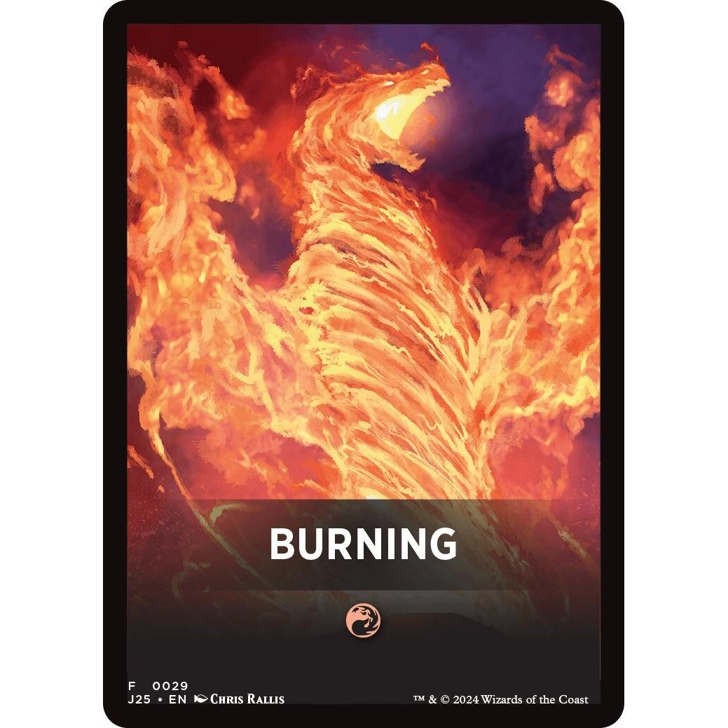 Image for Burning Theme Card (29) (J25) - Magic: The Gathering