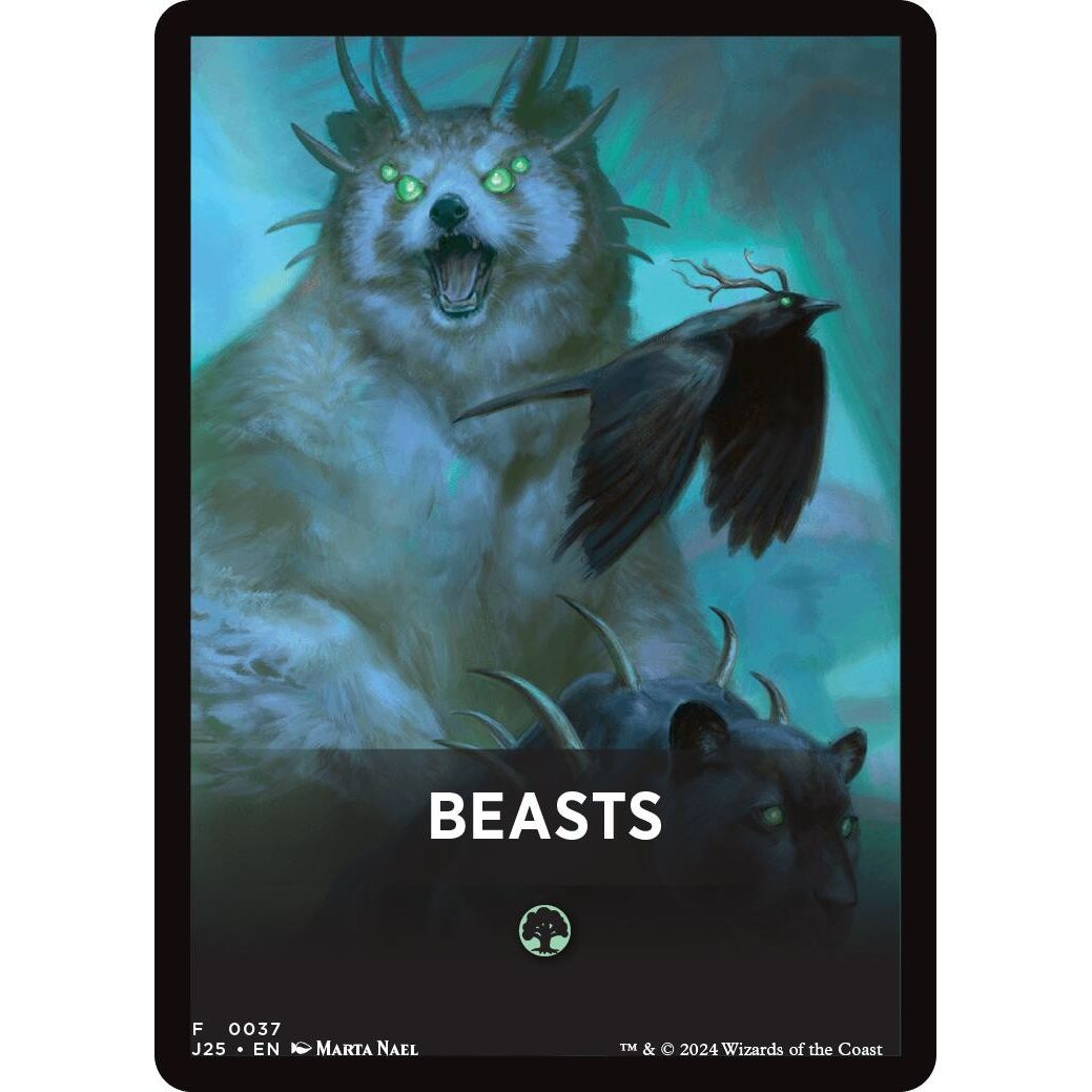 Image for Beasts Theme Card (37) (J25) - Magic: The Gathering
