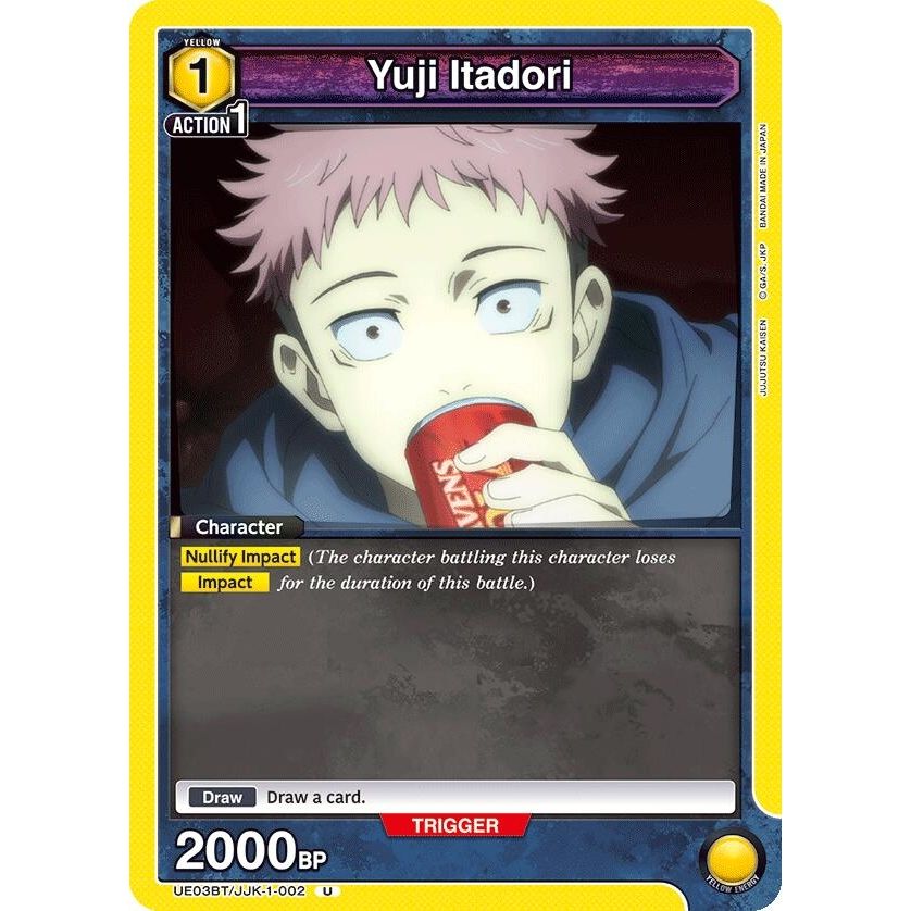 Image for Yuji Itadori (002) (UE03BT/JJK-1-002) (UE03BT) - Union Arena