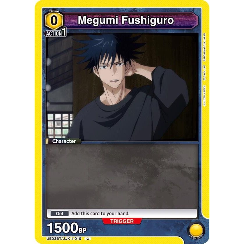 Image for Megumi Fushiguro (019) (UE03BT/JJK-1-019) (UE03BT) - Union Arena