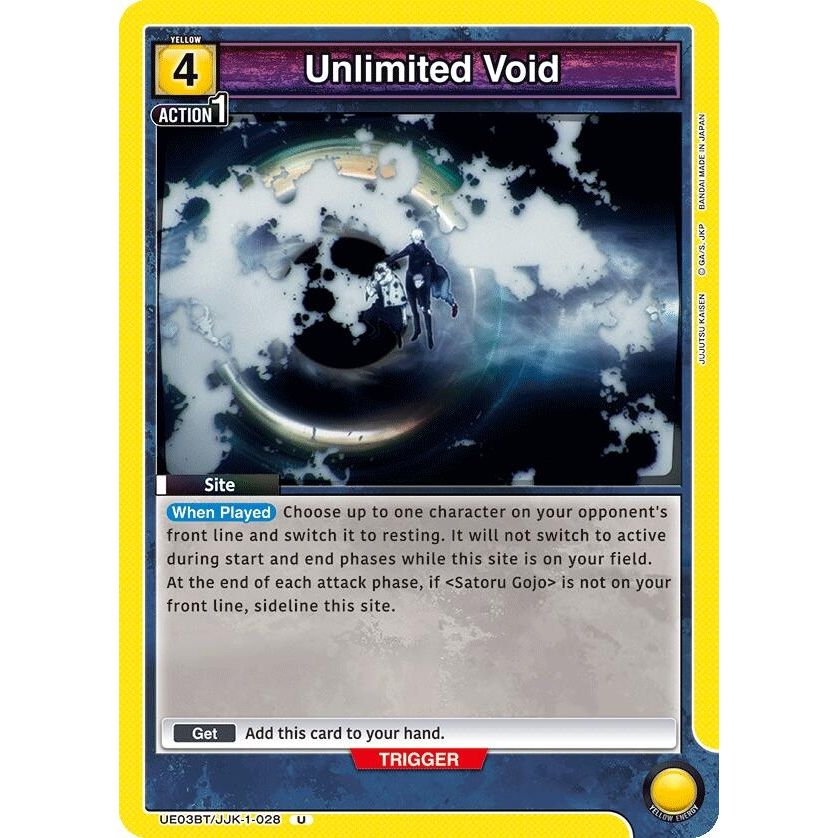 Image for Unlimited Void (UE03BT/JJK-1-028) (UE03BT) - Union Arena