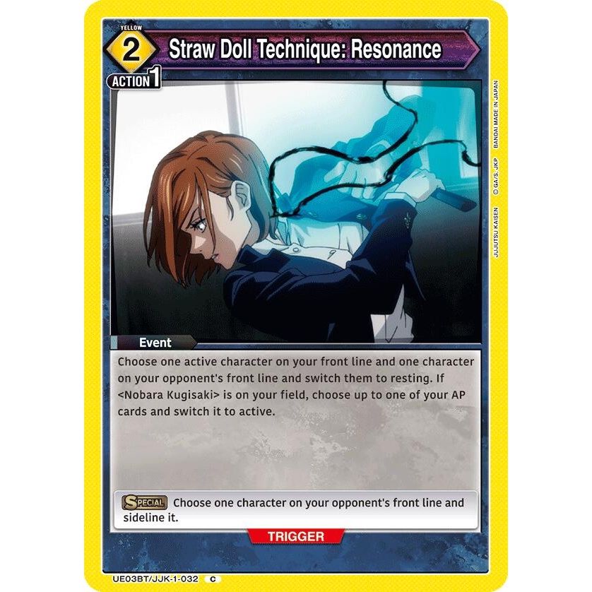 Image for Straw Doll Technique: Resonance (UE03BT/JJK-1-032) (UE03BT) - Union Arena