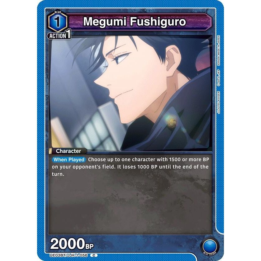 Image for Megumi Fushiguro (056) (UE03BT/JJK-1-056) (UE03BT) - Union Arena