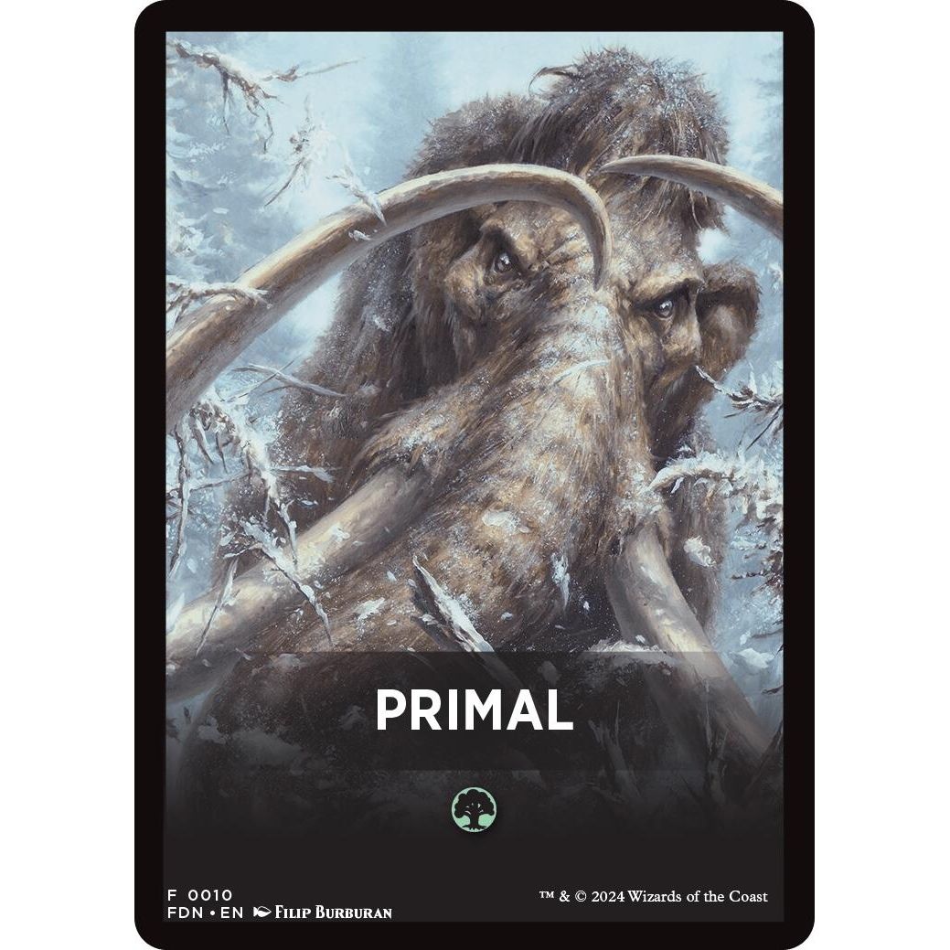 Image for Primal Theme Card (10) (FDN) - Magic: The Gathering